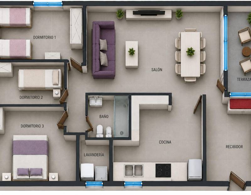 Продажа - квартира - Centro Urbano - Villajoyosa