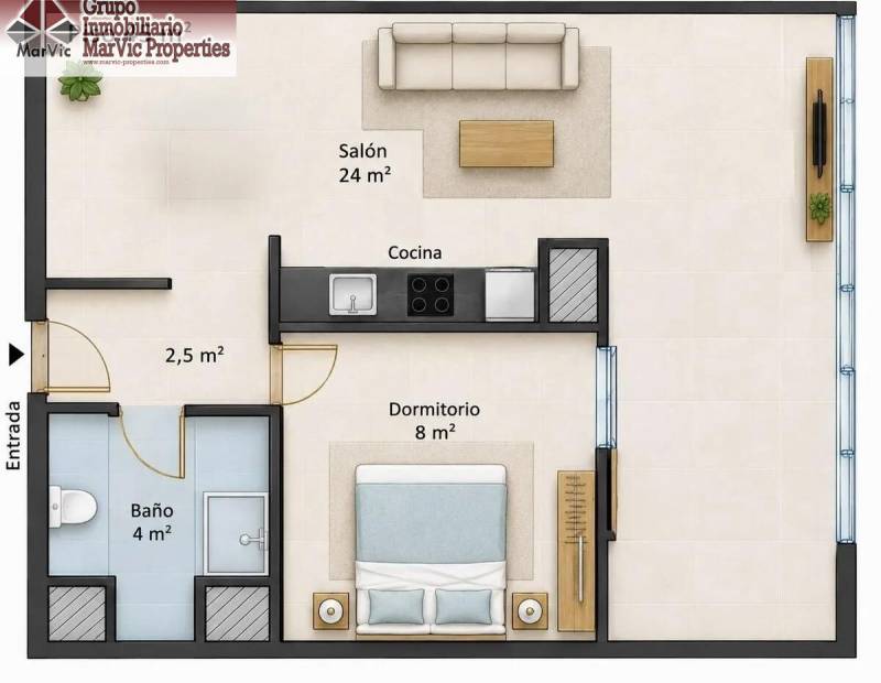 Продажа - квартира - Plaza de Toros - Benidorm